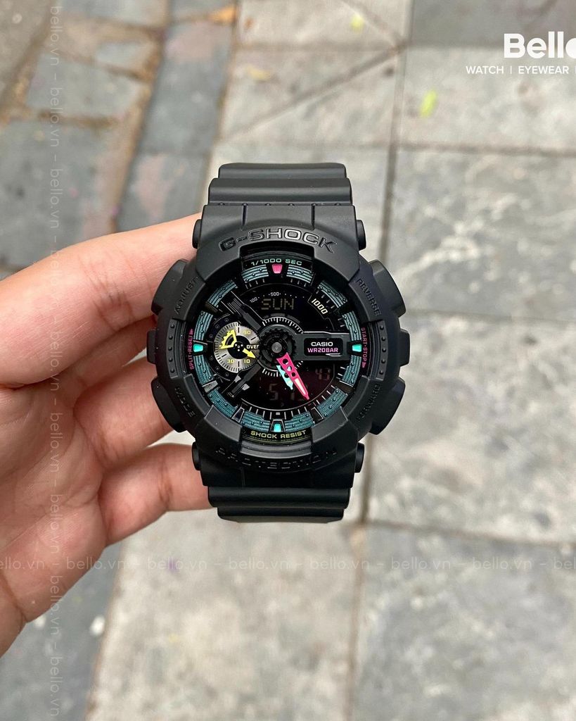  Casio G-Shock GA-110MF-1ADR - Uy tín từ 2009, Tem vàng chống giả, Bảo hành 5 năm, Pin miễn phí trọn đời 