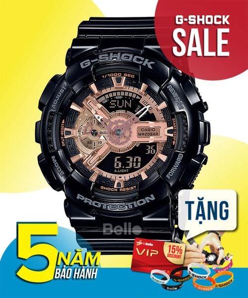  Casio G-Shock GA-110MMC-1A - Uy tín từ 2009, Tem vàng chống giả, Bảo hành 5 năm, Pin miễn phí trọn đời 