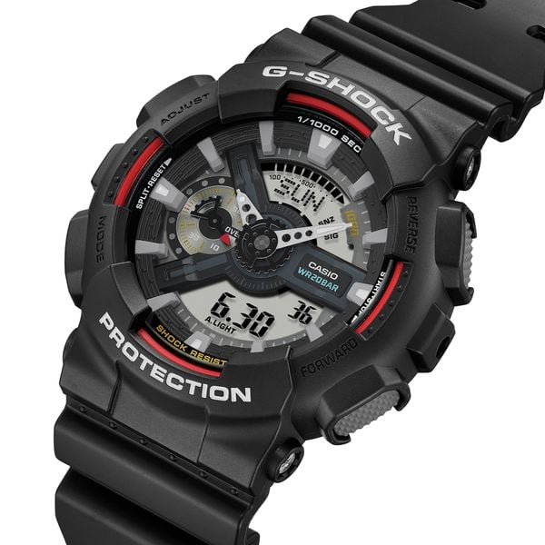 Casio G-Shock GA-110RL-1A - Uy tín từ 2009, Tem vàng chống giả, Bảo hành 5 năm, Pin miễn phí trọn đời 