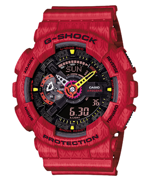  [LIMITED] Casio G-Shock GA-110SGH-4A - Uy tín từ 2009, Tem vàng chống giả, Bảo hành 5 năm, Pin miễn phí trọn đời 