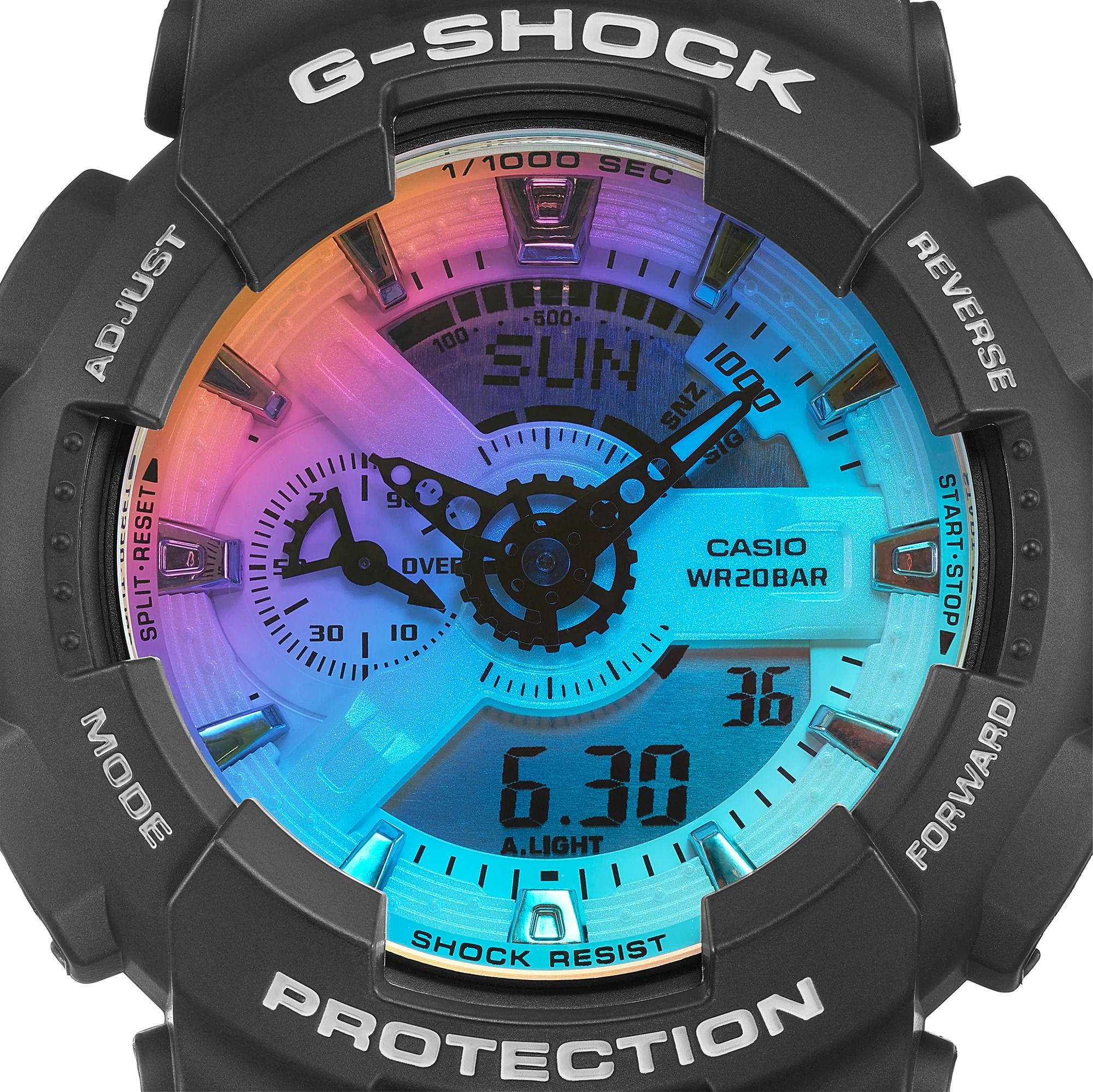 [Pin Miễn Phí Trọn Đời] GA-110SR-1A - Đồng hồ G-Shock Nam - Tem Vàng Chống Giả 