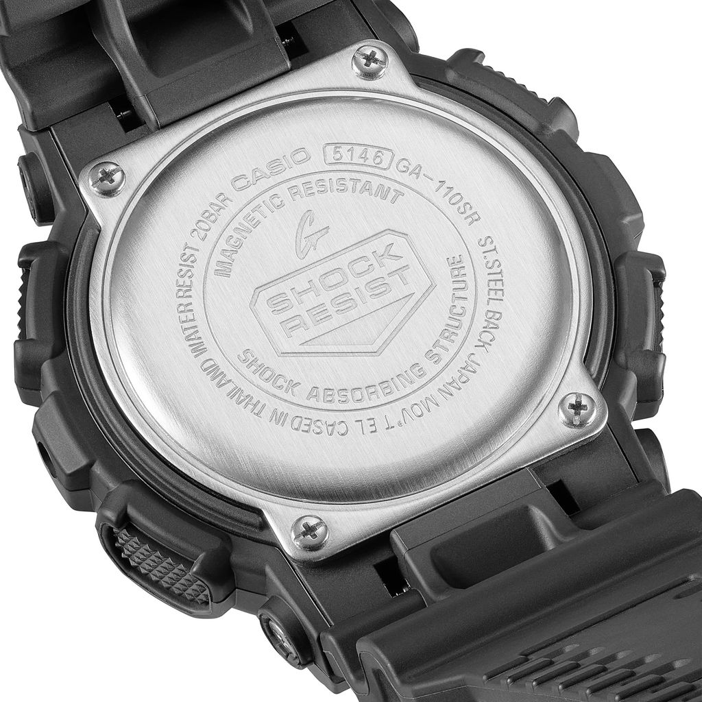  Casio G-Shock GA-110SR-1A - Uy tín từ 2009, Tem vàng chống giả, Bảo hành 5 năm, Pin miễn phí trọn đời 