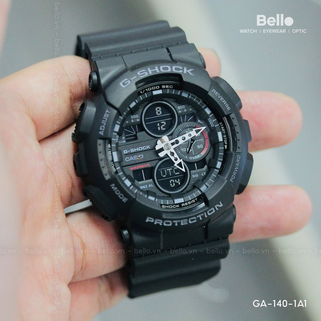  [Pin Miễn Phí Trọn Đời] GA-140-1A1 - Đồng hồ G-Shock Nam - Tem Vàng Chống Giả 