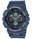  [Pin Miễn Phí Trọn Đời] GA-140-2A - Đồng hồ G-Shock Nam - Tem Vàng Chống Giả 