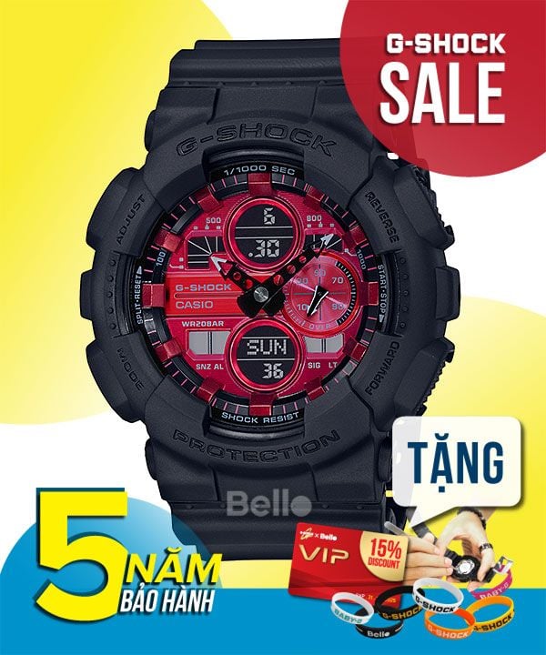 Pin Mi n Phi Tr n i GA 140AR 1A ng h G Shock Nam Tem Vang C Bello