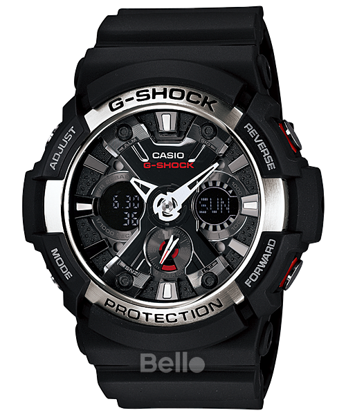  Casio G-Shock GA-200-1A - Uy tín từ 2009, Tem vàng chống giả, Bảo hành 5 năm, Pin miễn phí trọn đời 