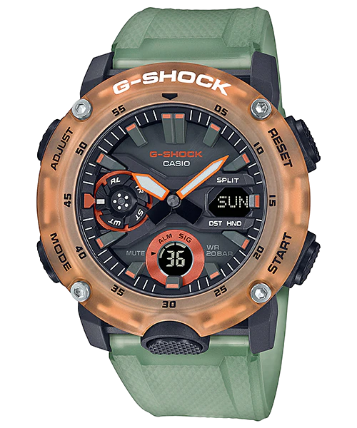  Casio G-Shock GA-2000HC-3A - Uy tín từ 2009, Tem vàng chống giả, Bảo hành 5 năm, Pin miễn phí trọn đời 