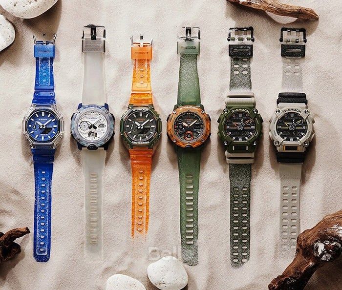  [Pin Miễn Phí Trọn Đời] GA-900HC-5ADR - Đồng hồ G-Shock Nam - Tem Vàng Chống Giả 