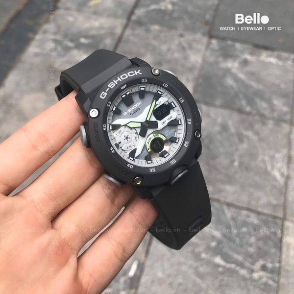  Casio G-Shock GA-2000HD-8ADR - Uy tín từ 2009, Tem vàng chống giả, Bảo hành 5 năm, Pin miễn phí trọn đời 