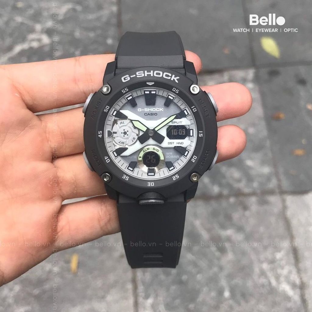  [Pin Miễn Phí Trọn Đời] GA-2000HD-8ADR - Đồng hồ G-Shock Nam - Tem Vàng Chống Giả 