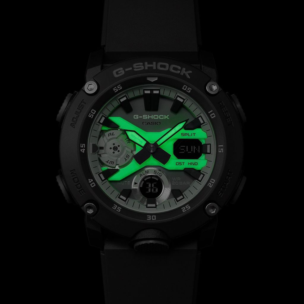  [Pin Miễn Phí Trọn Đời] GA-2000HD-8ADR - Đồng hồ G-Shock Nam - Tem Vàng Chống Giả 