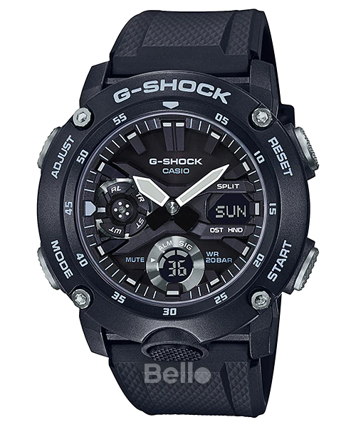  [Pin Miễn Phí Trọn Đời] GA-2000S-1A - Đồng hồ G-Shock Nam - Tem Vàng Chống Giả 