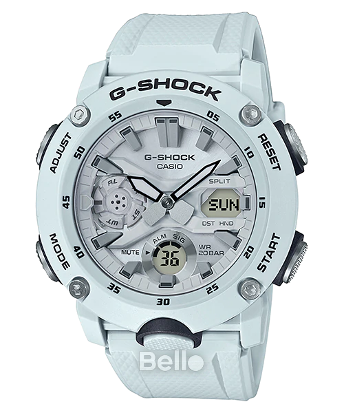  [Pin Miễn Phí Trọn Đời] GA-2000S-7A - Đồng hồ G-Shock Nam - Tem Vàng Chống Giả 