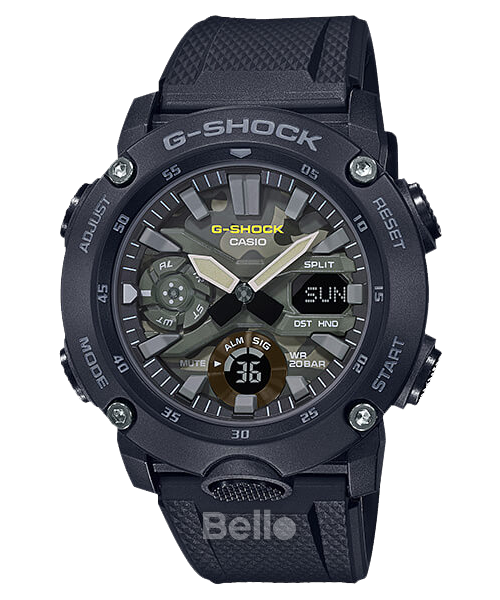  Casio G-Shock GA-2000SU-1A - Uy tín từ 2009, Tem vàng chống giả, Bảo hành 5 năm, Pin miễn phí trọn đời 