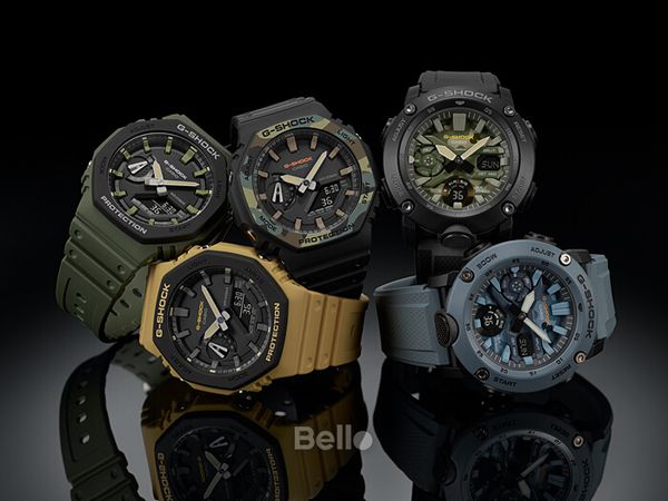 Bezel Kép, Màu Quân Đội Mới cho G-Shock GA-2100: GA-2100SU, GA-2110SU