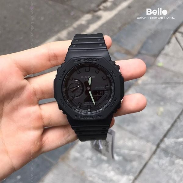  Casio G-Shock GA-2100-1A1 - Uy tín từ 2009, Tem vàng chống giả, Bảo hành 5 năm, Pin miễn phí trọn đời 