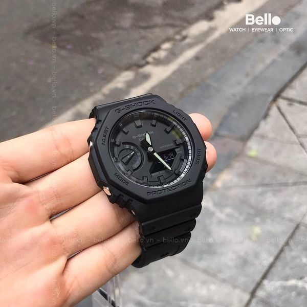  Casio G-Shock GA-2100-1A1 - Uy tín từ 2009, Tem vàng chống giả, Bảo hành 5 năm, Pin miễn phí trọn đời 