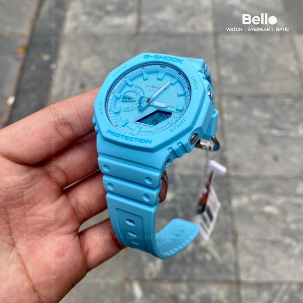  Casio G-Shock GA-2100-2A2 - Uy tín từ 2009, Tem vàng chống giả, Bảo hành 5 năm, Pin miễn phí trọn đời 