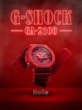  [Pin Miễn Phí Trọn Đời] GA-2100-4A - Đồng hồ G-Shock Nam - Tem Vàng Chống Giả 