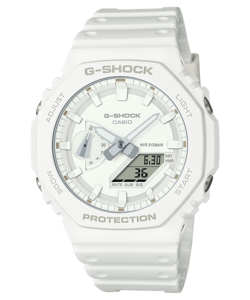 WHITE-ON-WHITE GA-2100-7A7