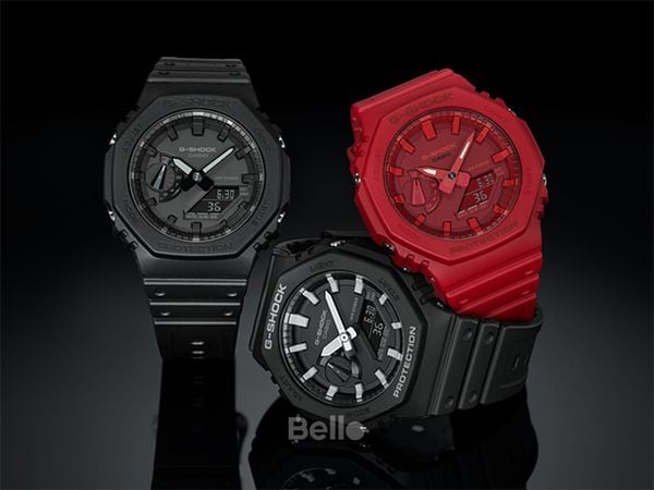  Casio G-Shock GA-2100-1A1 - Uy tín từ 2009, Tem vàng chống giả, Bảo hành 5 năm, Pin miễn phí trọn đời 