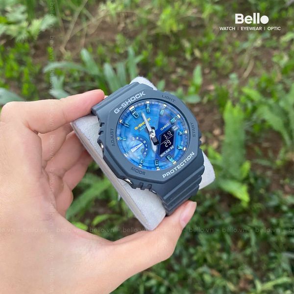  Casio G-Shock GA-2100AS-2A - Uy tín từ 2009, Tem vàng chống giả, Bảo hành 5 năm, Pin miễn phí trọn đời 