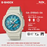  Casio G-Shock GA-2100AS-5A - Uy tín từ 2009, Tem vàng chống giả, Bảo hành 5 năm, Pin miễn phí trọn đời 