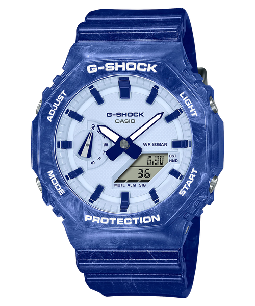  Casio G-Shock GA-2100BWP-2A - Uy tín từ 2009, Tem vàng chống giả, Bảo hành 5 năm, Pin miễn phí trọn đời 