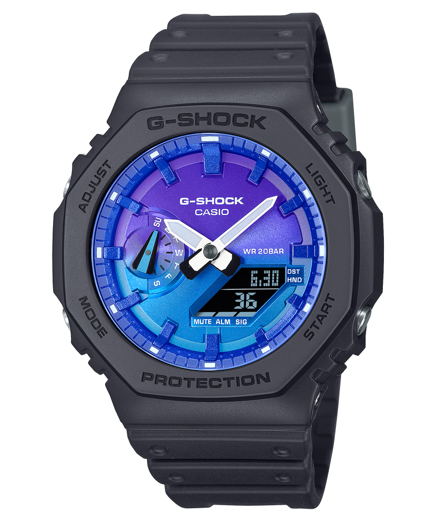  Casio G-Shock GA-2100FL-1A - Uy tín từ 2009, Tem vàng chống giả, Bảo hành 5 năm, Pin miễn phí trọn đời 