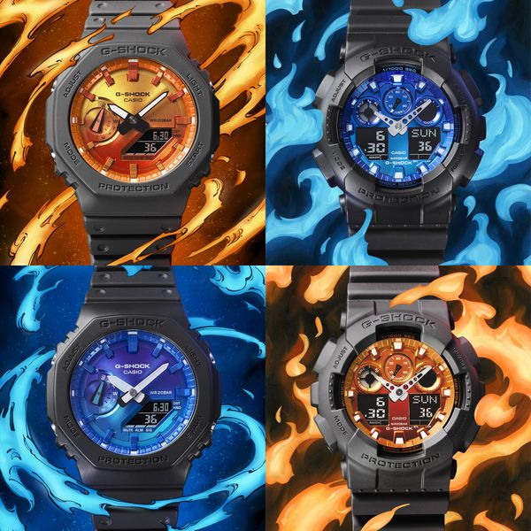  Casio G-Shock GA-100FL-1A - Uy tín từ 2009, Tem vàng chống giả, Bảo hành 5 năm, Pin miễn phí trọn đời 