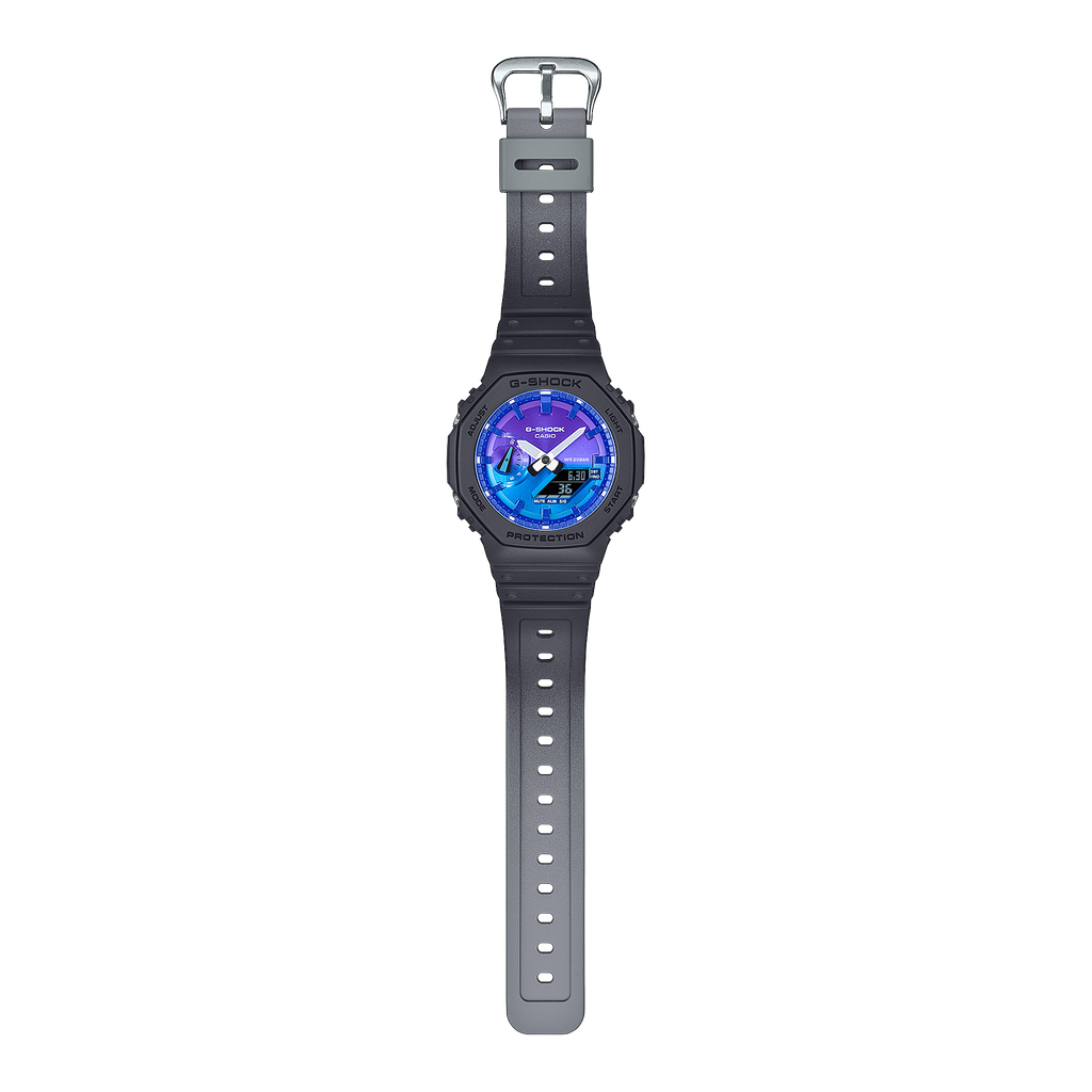  Casio G-Shock GA-2100FL-1A - Uy tín từ 2009, Tem vàng chống giả, Bảo hành 5 năm, Pin miễn phí trọn đời 