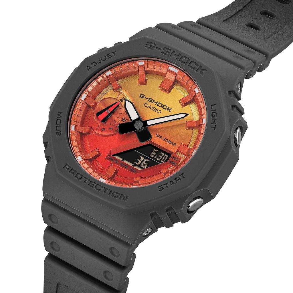  Casio G-Shock GA-2100FL-8A - Uy tín từ 2009, Tem vàng chống giả, Bảo hành 5 năm, Pin miễn phí trọn đời 