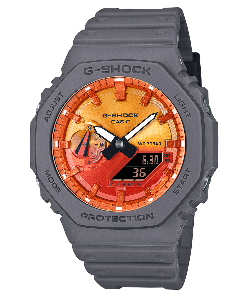  Casio G-Shock GA-2100FL-8A - Uy tín từ 2009, Tem vàng chống giả, Bảo hành 5 năm, Pin miễn phí trọn đời 