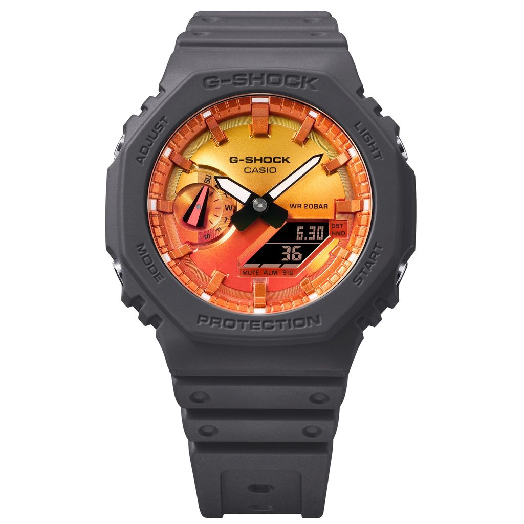  Casio G-Shock GA-2100FL-8A - Uy tín từ 2009, Tem vàng chống giả, Bảo hành 5 năm, Pin miễn phí trọn đời 