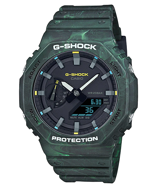  Casio G-Shock GA-2100FR-3A - Uy tín từ 2009, Tem vàng chống giả, Bảo hành 5 năm, Pin miễn phí trọn đời 