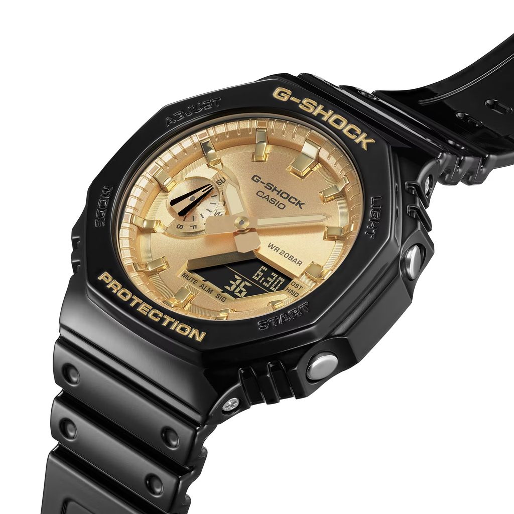 [Pin Miễn Phí Trọn Đời] GA-2100GB-1A - Đồng hồ G-Shock Nam - Tem Vàng Chống Giả 