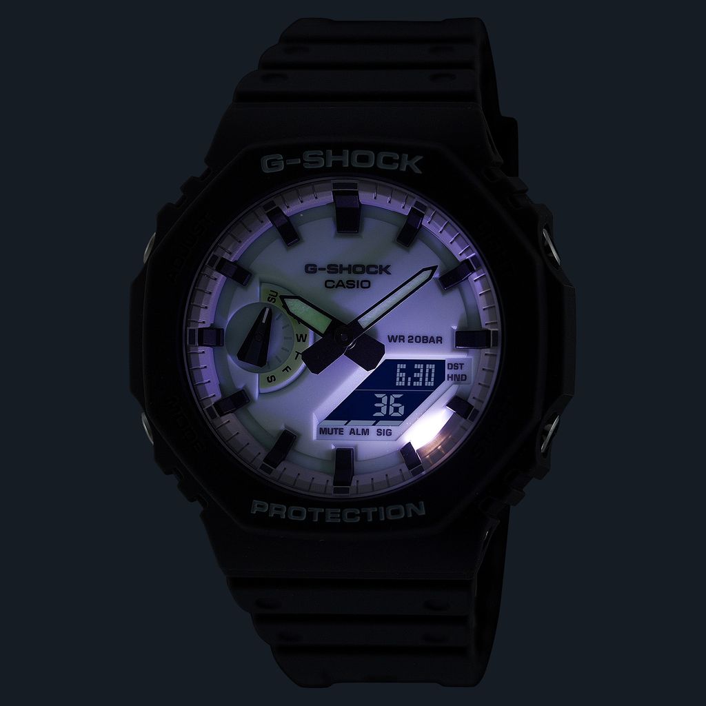  [Pin Miễn Phí Trọn Đời] GA-2100HD-8ADR - Đồng hồ G-Shock Nam - Tem Vàng Chống Giả 