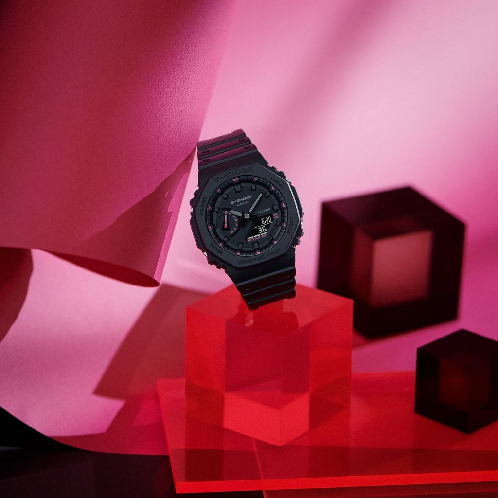 Casio G-Shock GA-2100P-1A - Uy tín từ 2009, Tem vàng chống giả, Bảo hành 5 năm, Pin miễn phí trọn đời 