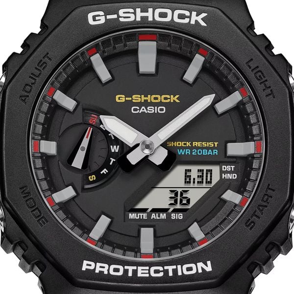  Casio G-Shock GA-2100RL-1A - Uy tín từ 2009, Tem vàng chống giả, Bảo hành 5 năm, Pin miễn phí trọn đời 