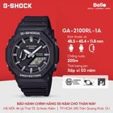  Casio G-Shock GA-2100RL-1A - Uy tín từ 2009, Tem vàng chống giả, Bảo hành 5 năm, Pin miễn phí trọn đời 