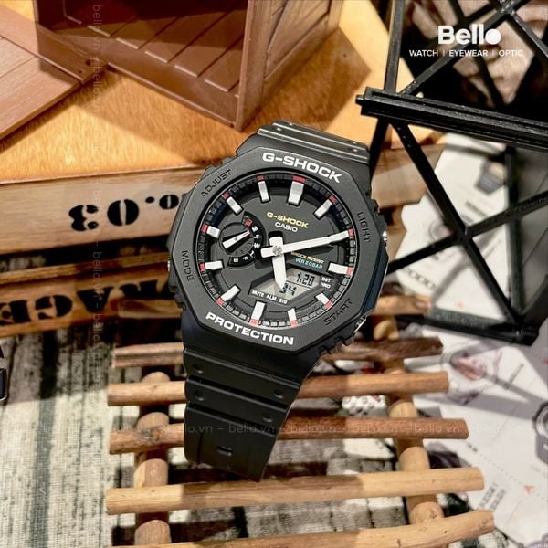  Casio G-Shock GA-2100RL-1A - Uy tín từ 2009, Tem vàng chống giả, Bảo hành 5 năm, Pin miễn phí trọn đời 