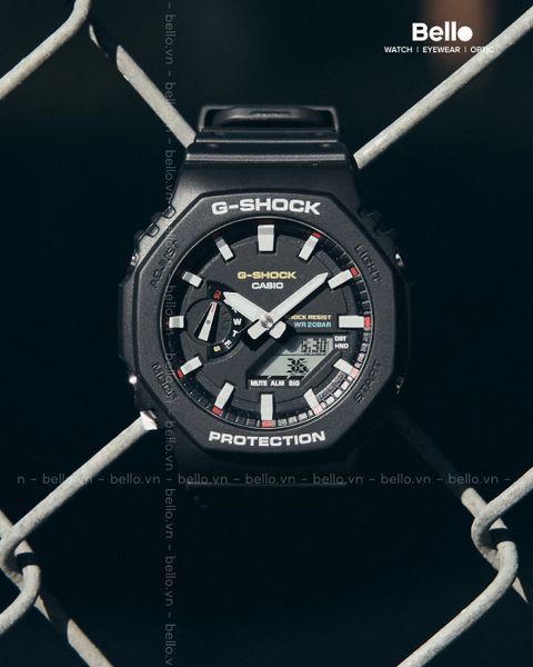  Casio G-Shock GA-2100RL-1A - Uy tín từ 2009, Tem vàng chống giả, Bảo hành 5 năm, Pin miễn phí trọn đời 