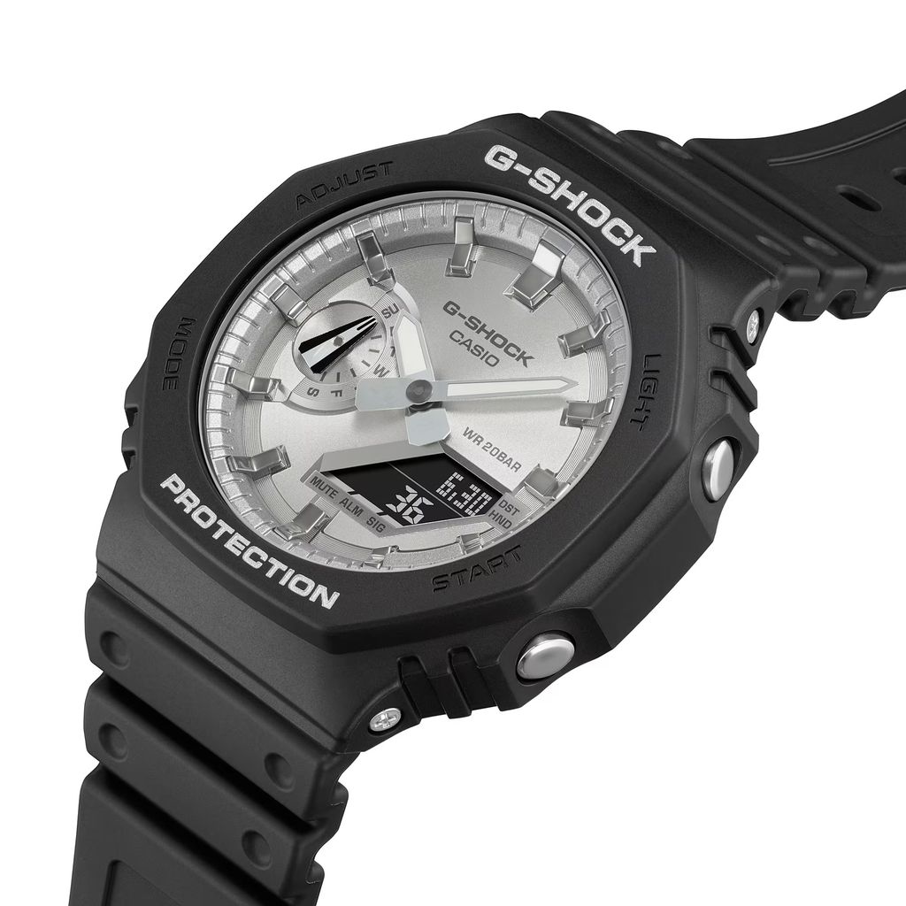  Casio G-Shock GA-2100SB-1A - Uy tín từ 2009, Tem vàng chống giả, Bảo hành 5 năm, Pin miễn phí trọn đời 