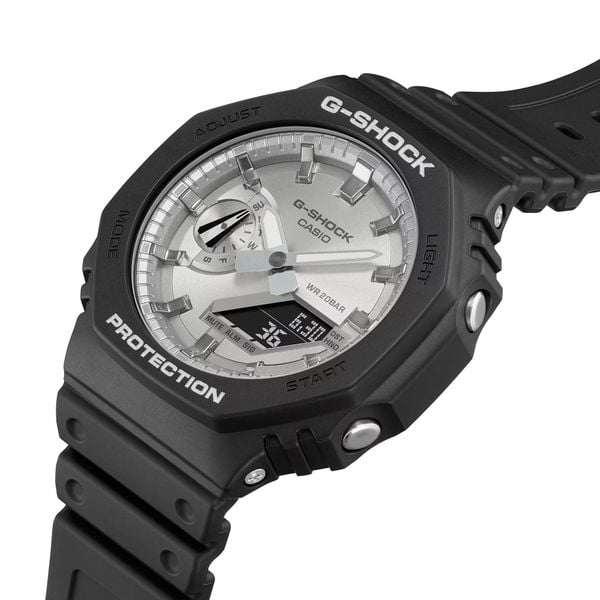  Casio G-Shock GA-2100SB-1A - Uy tín từ 2009, Tem vàng chống giả, Bảo hành 5 năm, Pin miễn phí trọn đời 