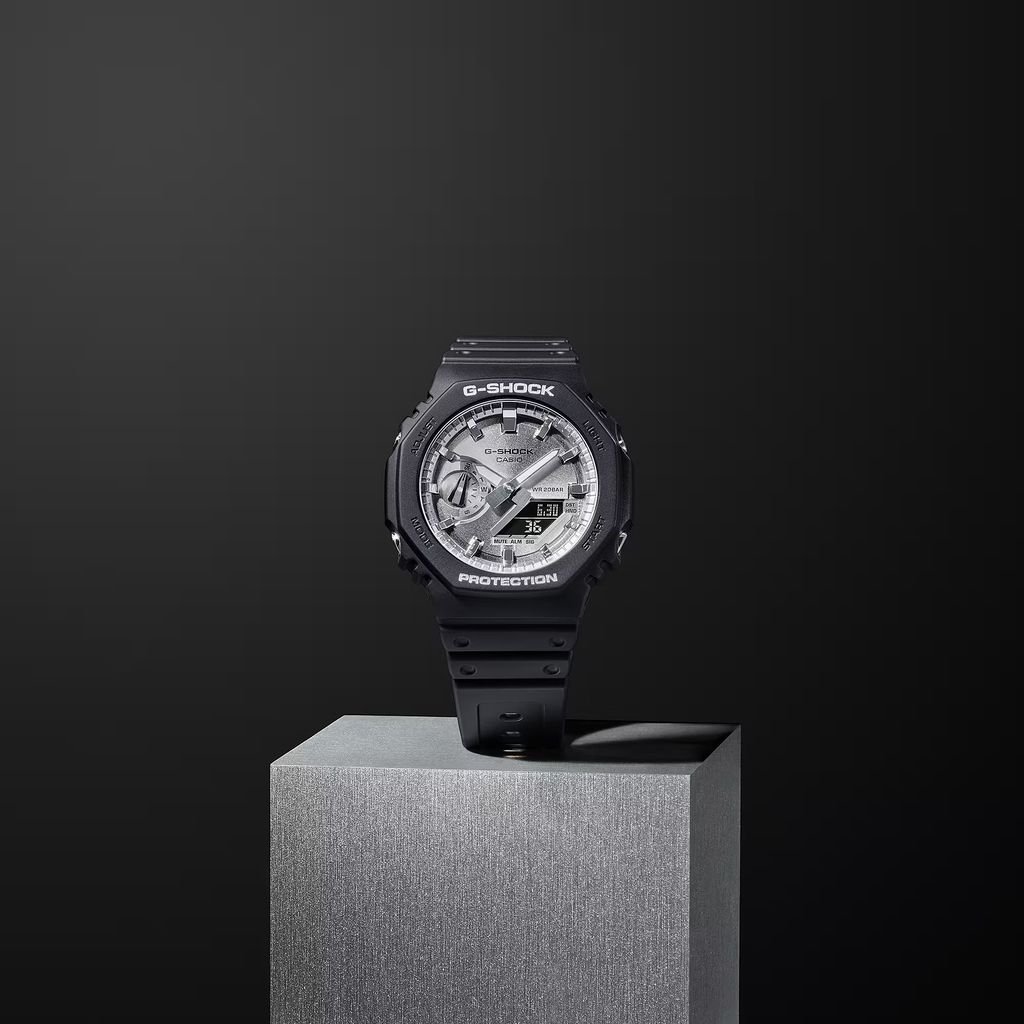  Casio G-Shock GA-2100SB-1A - Uy tín từ 2009, Tem vàng chống giả, Bảo hành 5 năm, Pin miễn phí trọn đời 