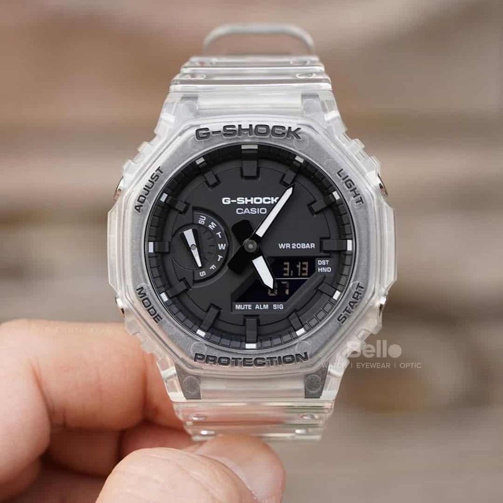  [Pin Miễn Phí Trọn Đời] GA-2100SKE-7A - Đồng hồ G-Shock Nam - Tem Vàng Chống Giả 