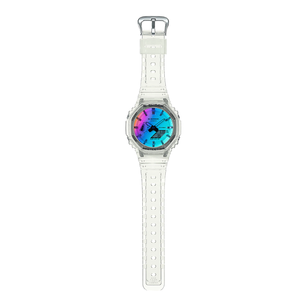  Casio G-Shock GA-2100SRS-7A - Uy tín từ 2009, Tem vàng chống giả, Bảo hành 5 năm, Pin miễn phí trọn đời 