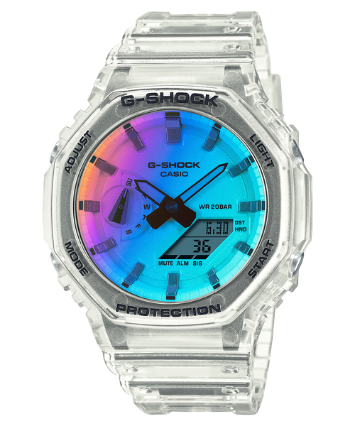  Casio G-Shock GA-2100SRS-7A - Uy tín từ 2009, Tem vàng chống giả, Bảo hành 5 năm, Pin miễn phí trọn đời 