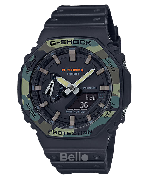  [Pin Miễn Phí Trọn Đời] GA-2100SU-1A - Đồng hồ G-Shock Nam - Tem Vàng Chống Giả 