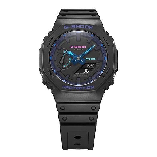  [Pin Miễn Phí Trọn Đời] GA-2100VB-1A - Đồng hồ G-Shock Nam - Tem Vàng Chống Giả 